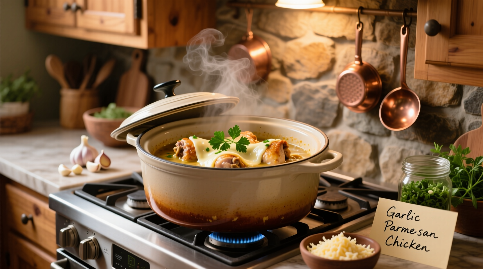 garlic parm chicken crock pot