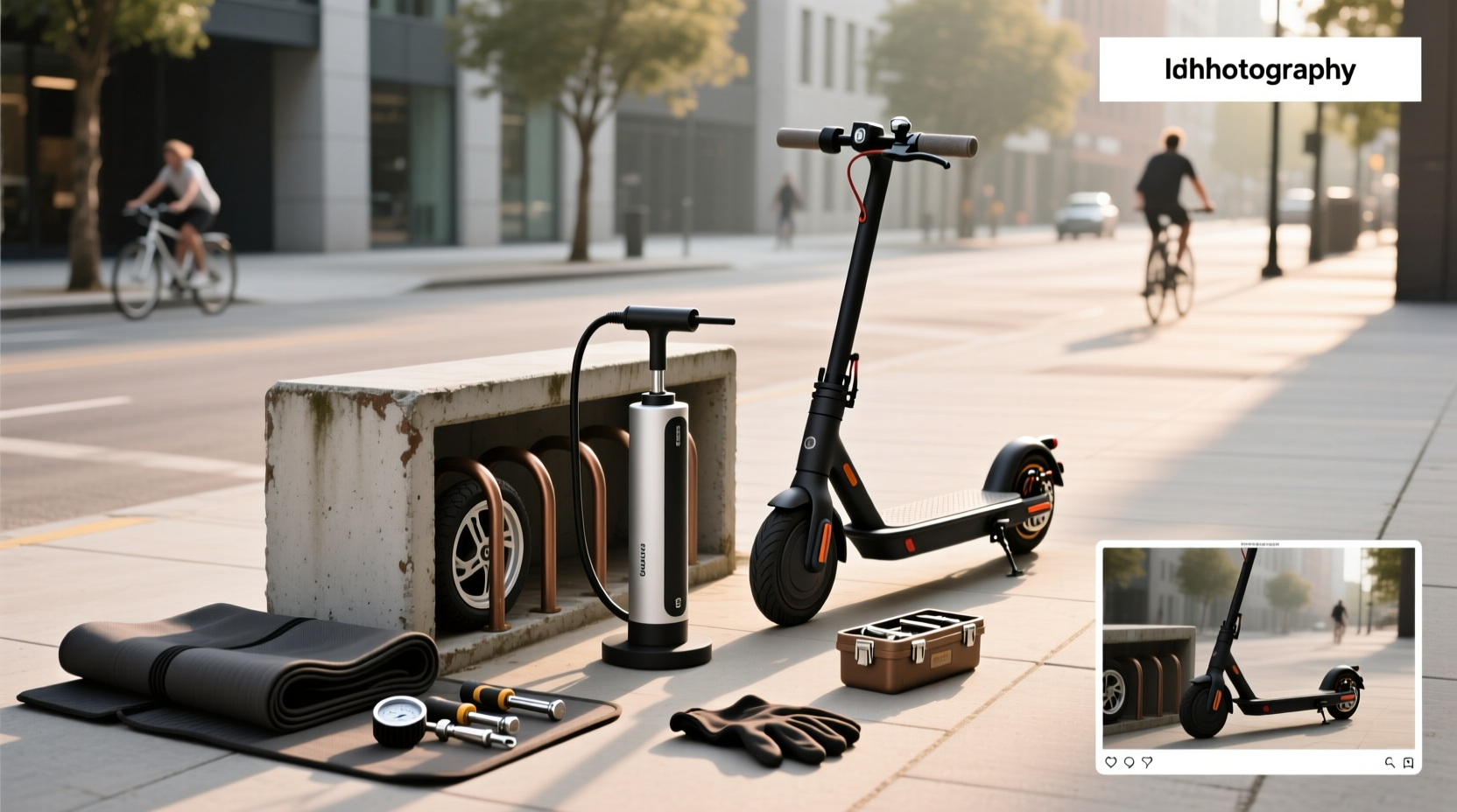 How to Choose & Use an Air Pump for Scooter Tires