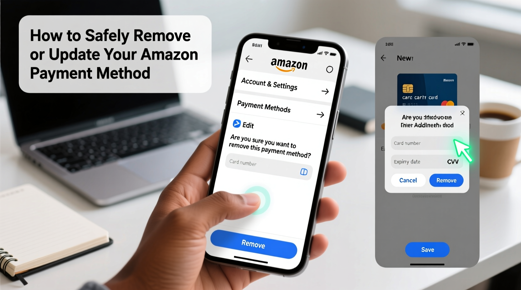 how to safely remove or update your amazon payment method a step by step guide