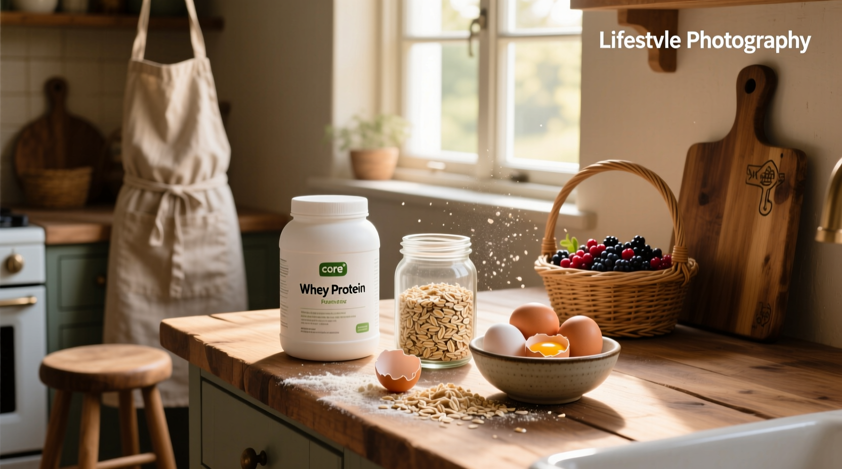 3 ingredient protein pancakes with oats