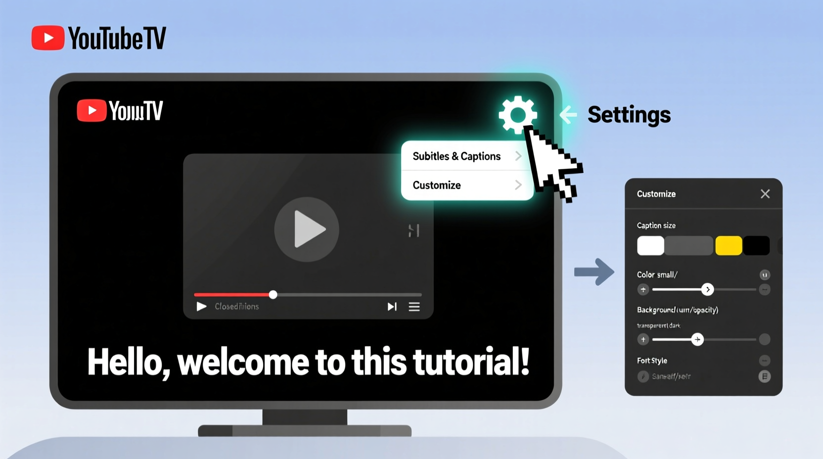 how to easily activate and customize closed captions on youtube tv for better viewing