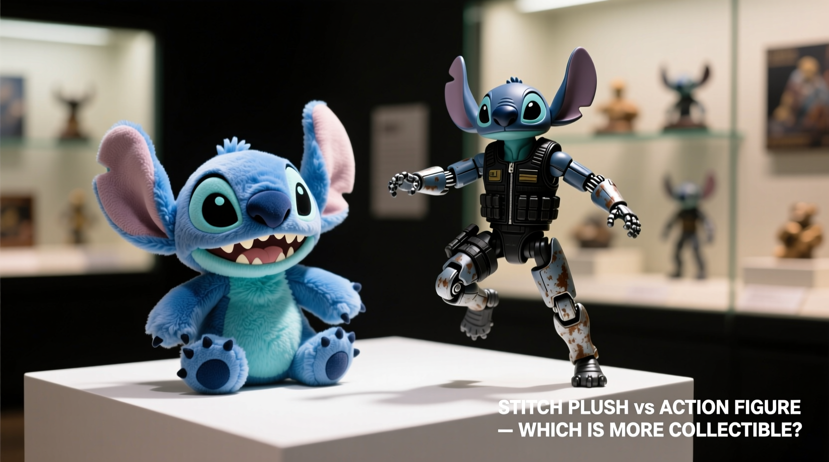 stitch plush vs action figure which one is actually more collectible