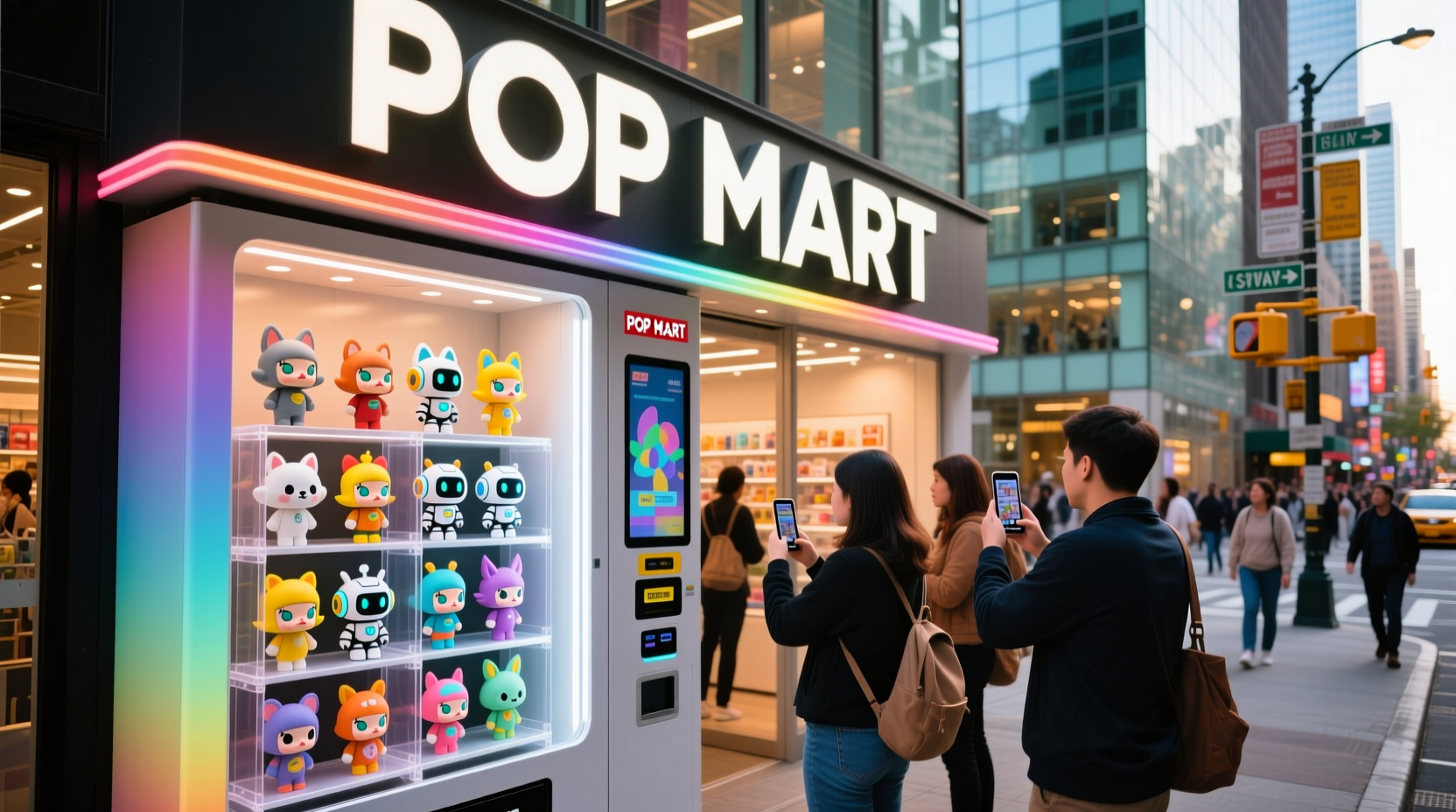 are there pop marts in the us