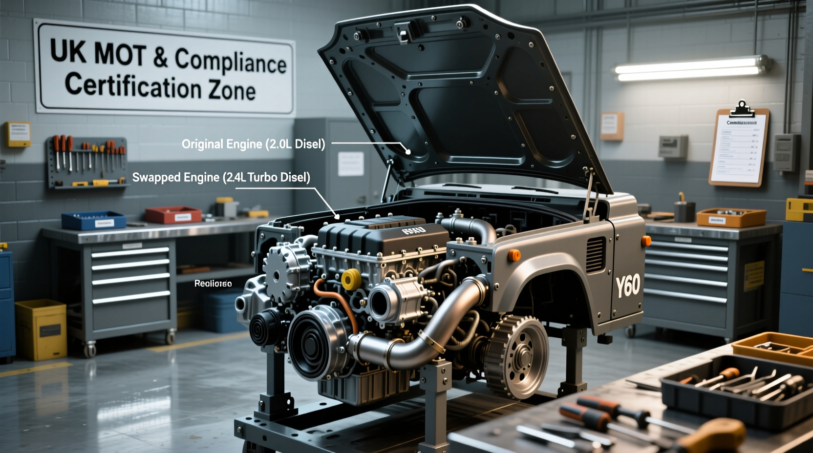 y60 patrol engine swap uk