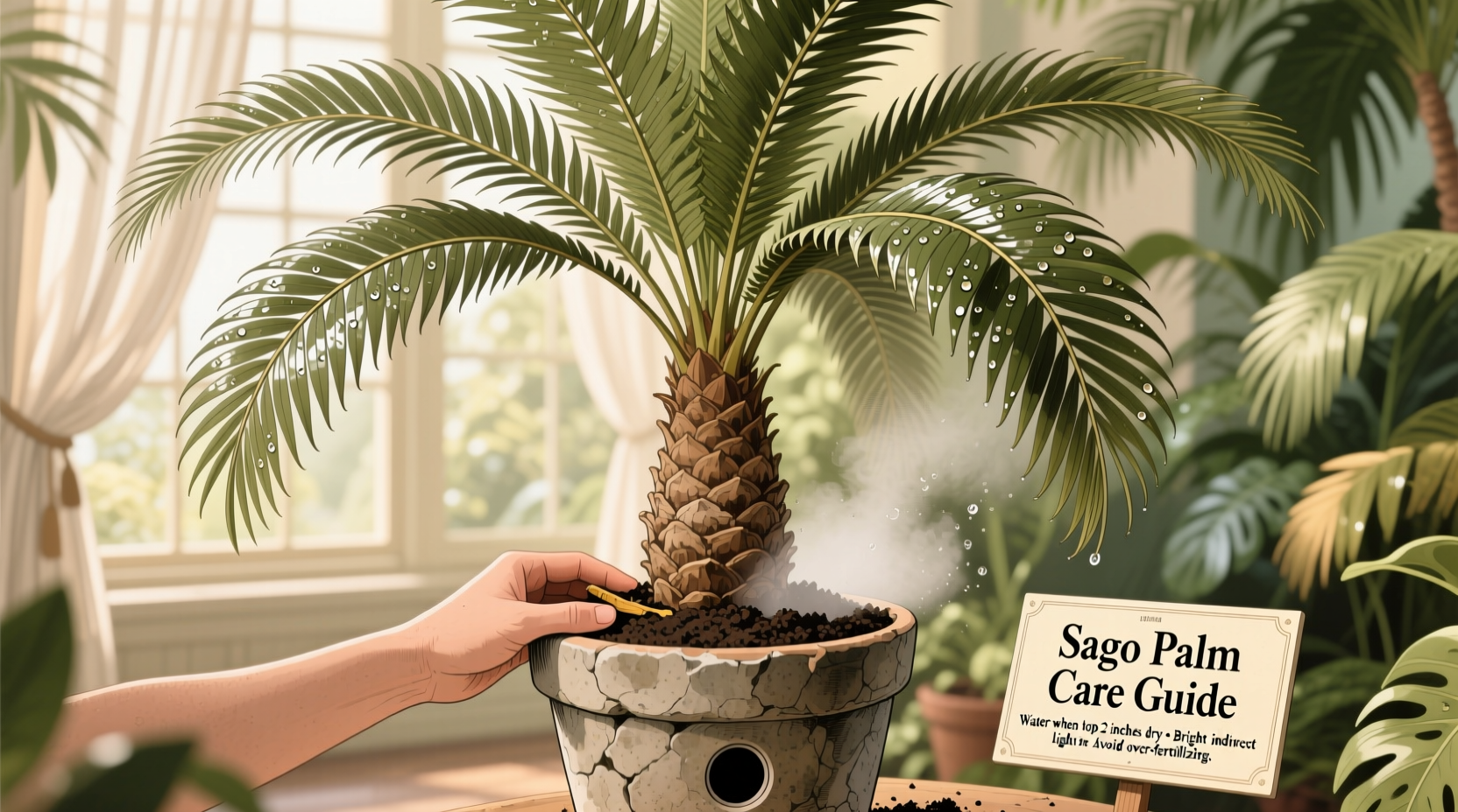 how to care for a sago palm