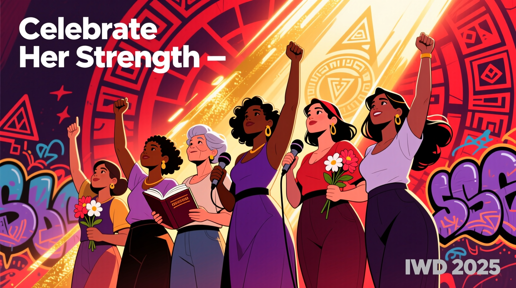 womens day poster drawing