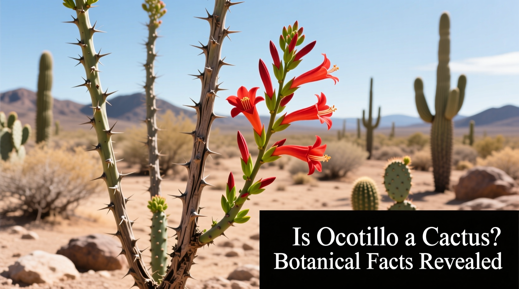 Is Ocotillo a Cactus? Botanical Facts Revealed