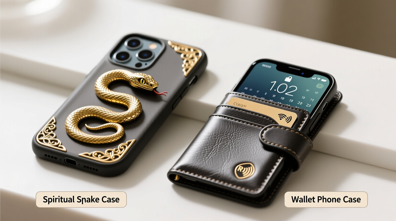 spiritual snake phone case vs wallet phone case which one is actually more practical