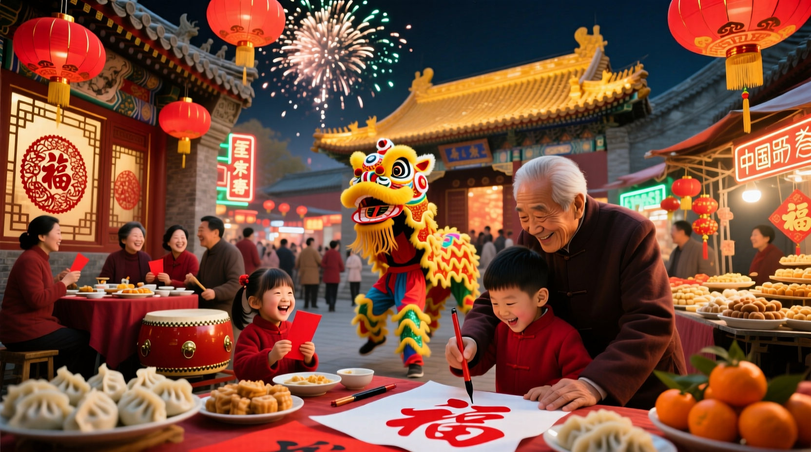 how do they celebrate chinese new year in china