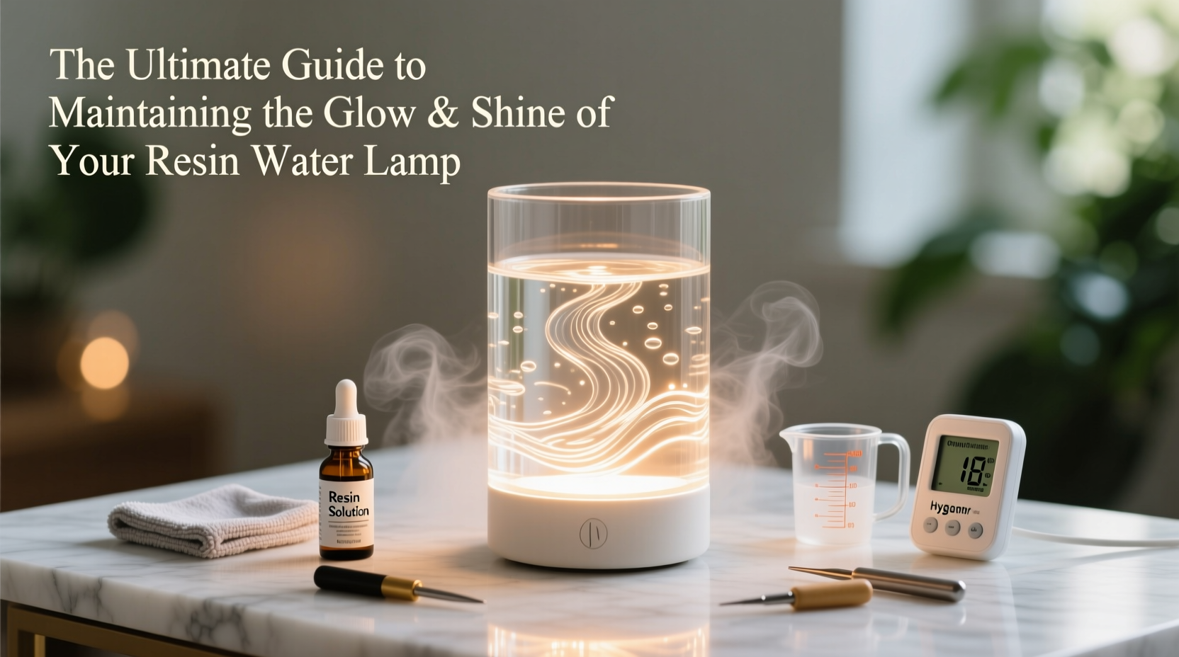 the ultimate guide to maintaining the glow and shine of your resin water lamp