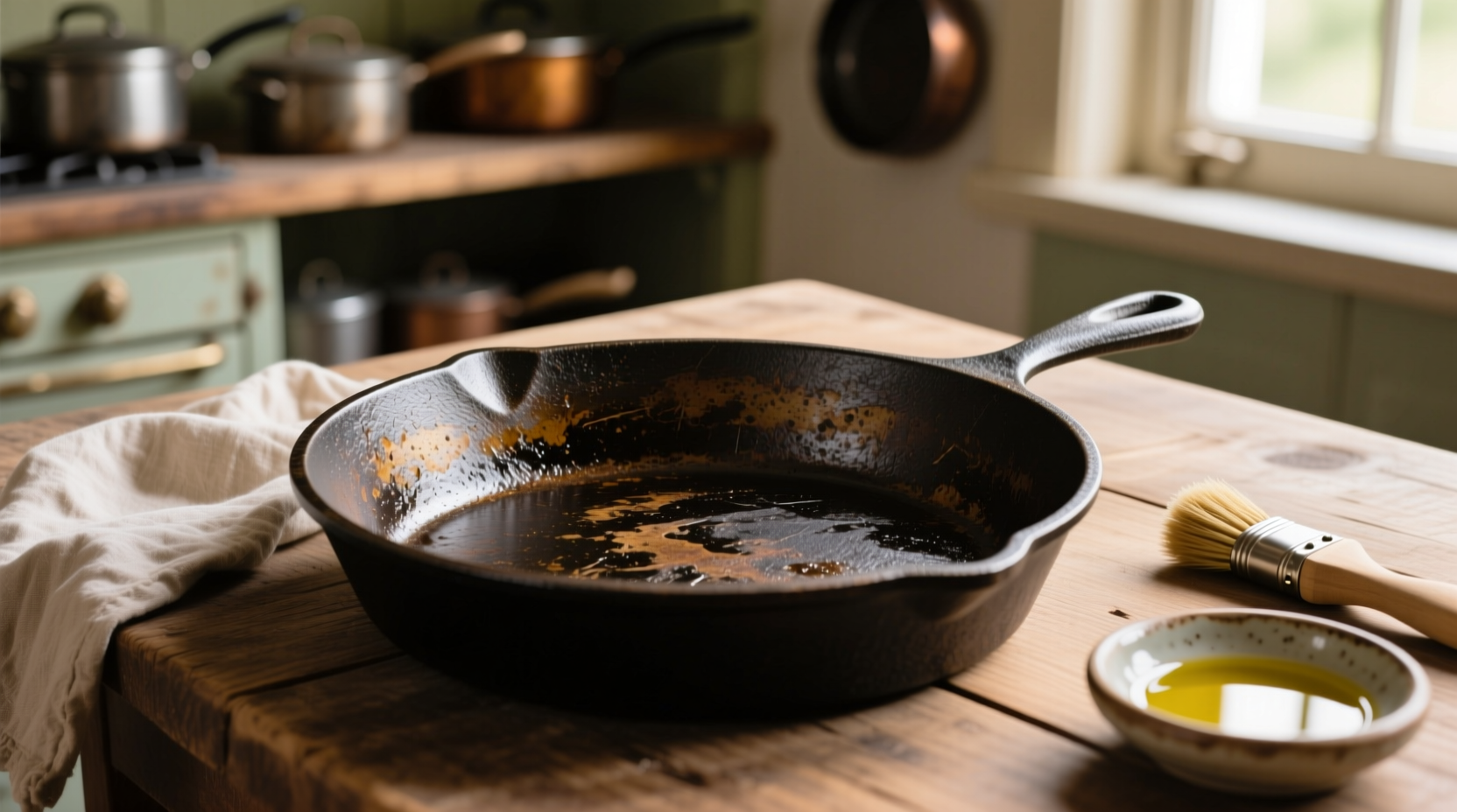 how to make cast iron skillet last forever