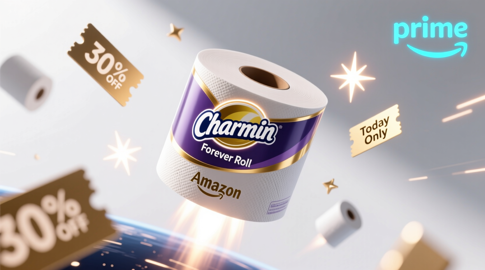 charmin forever roll launch amazon deal