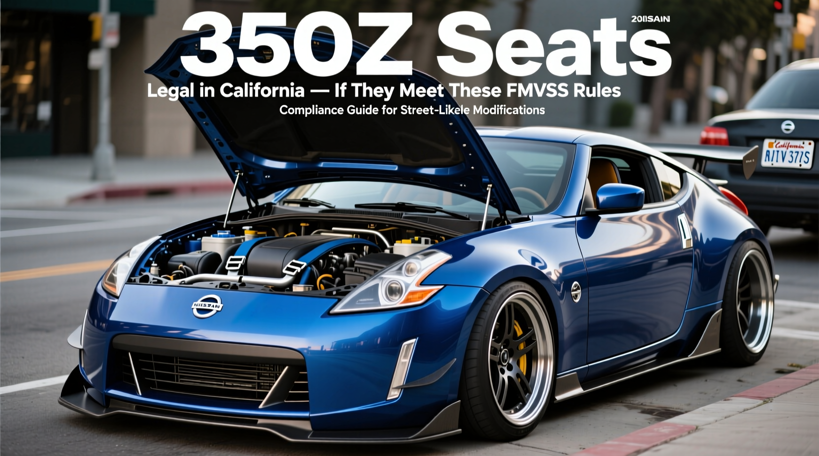350z seat legal california