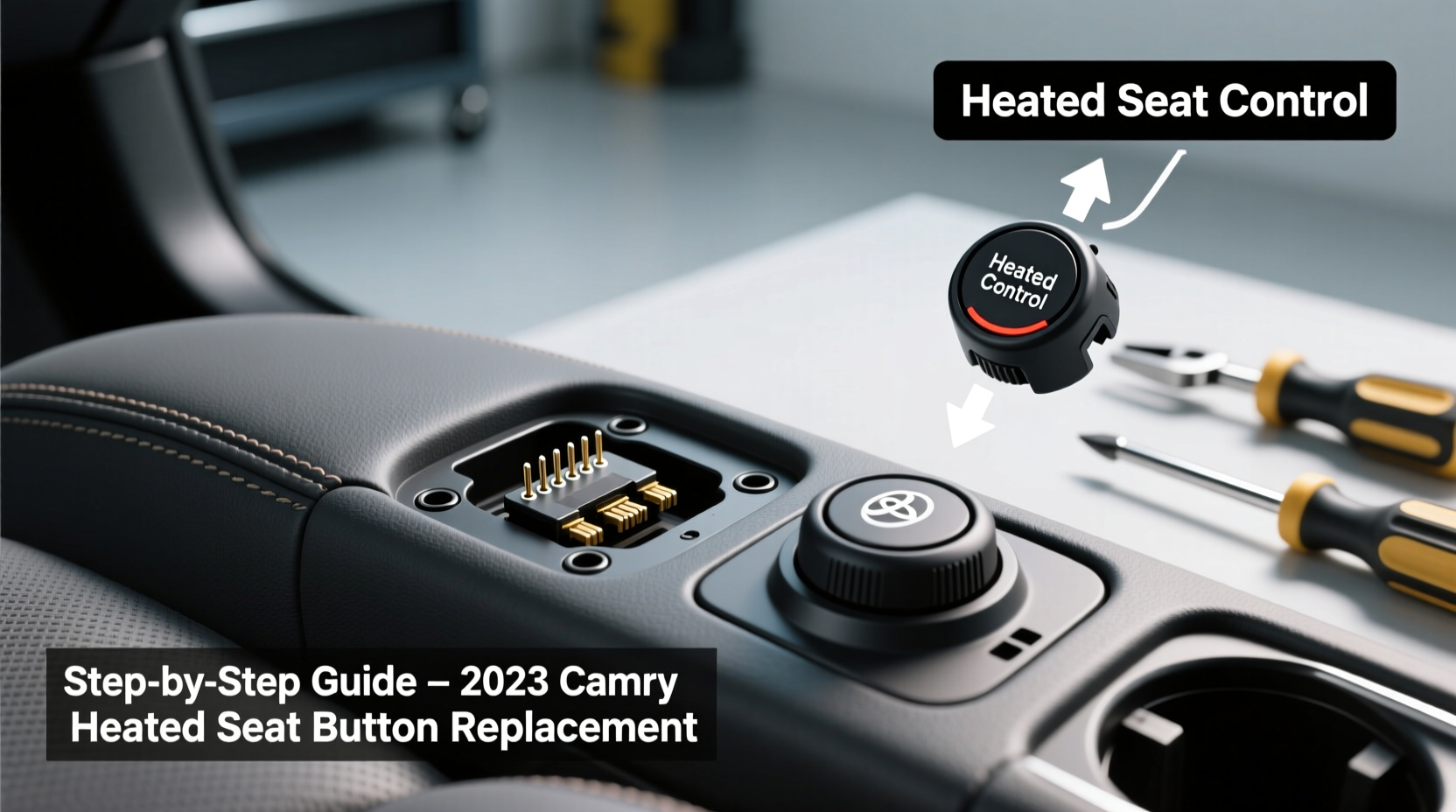 camry 2023 heated button replace