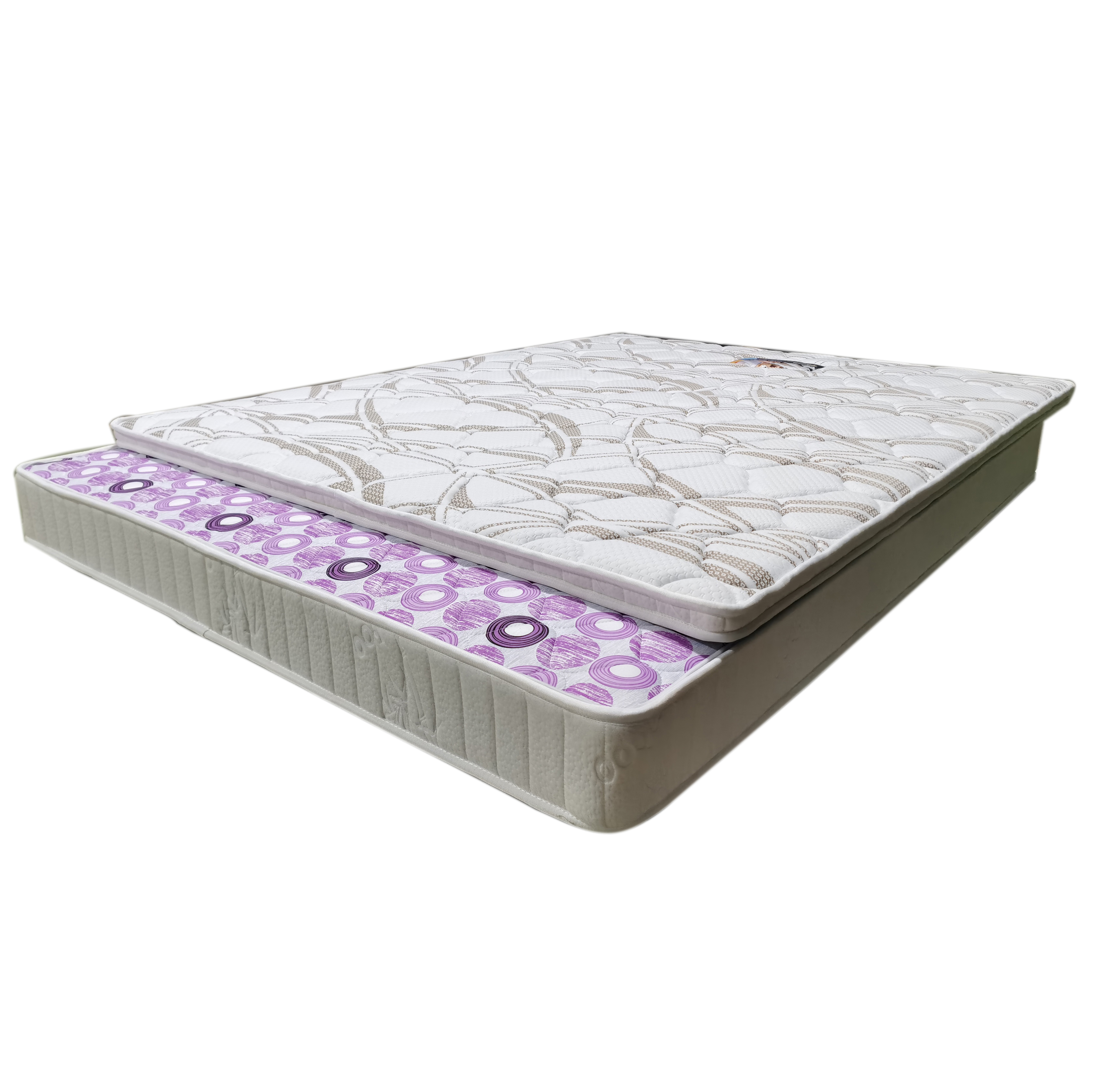 New design pocket spring fiber best foam spring coil 5-star hotel mattress