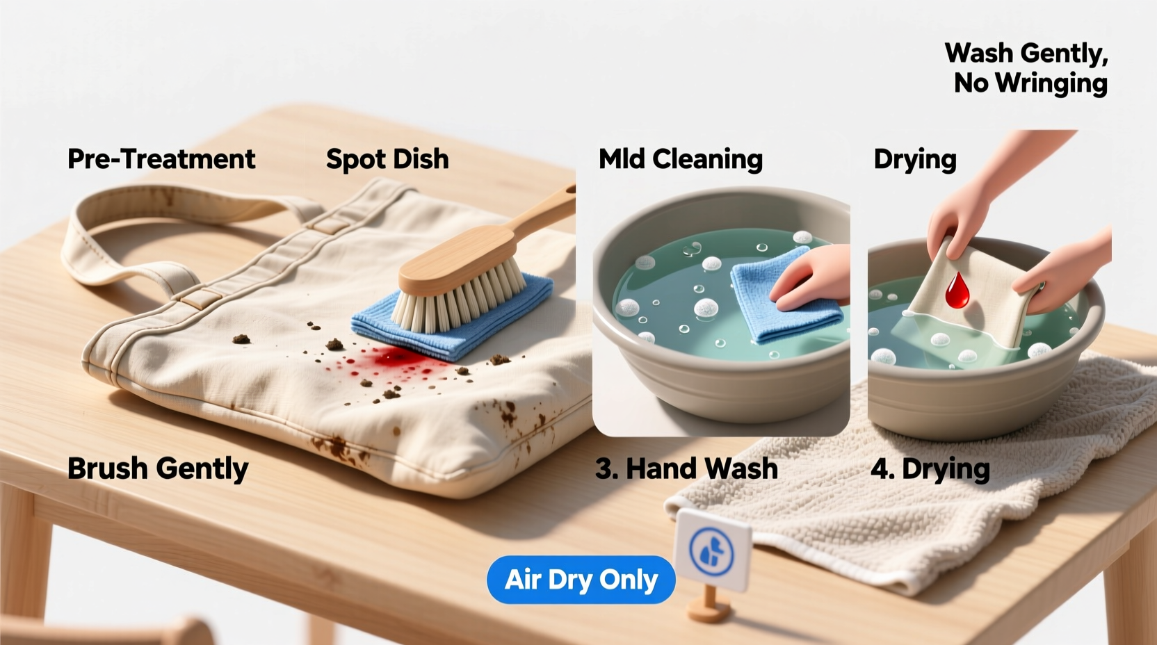 effective methods to deep clean your canvas tote bag without damage