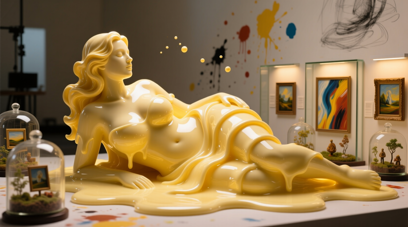 combine your love of art and fat and make a butter terr