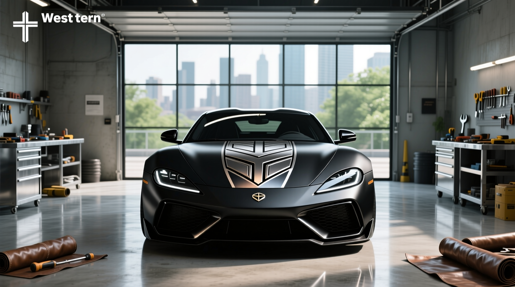 3d car bonnet stickers guide