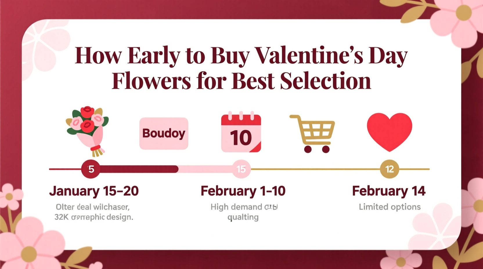 how early should you buy flowers for valentines day