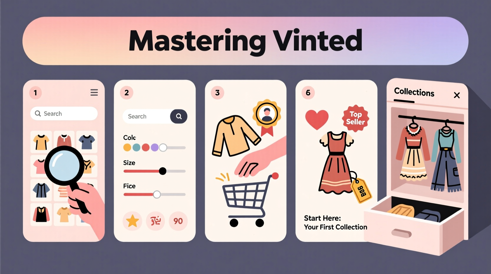 mastering vinted a step by step guide to finding clothes from here it all starts collections