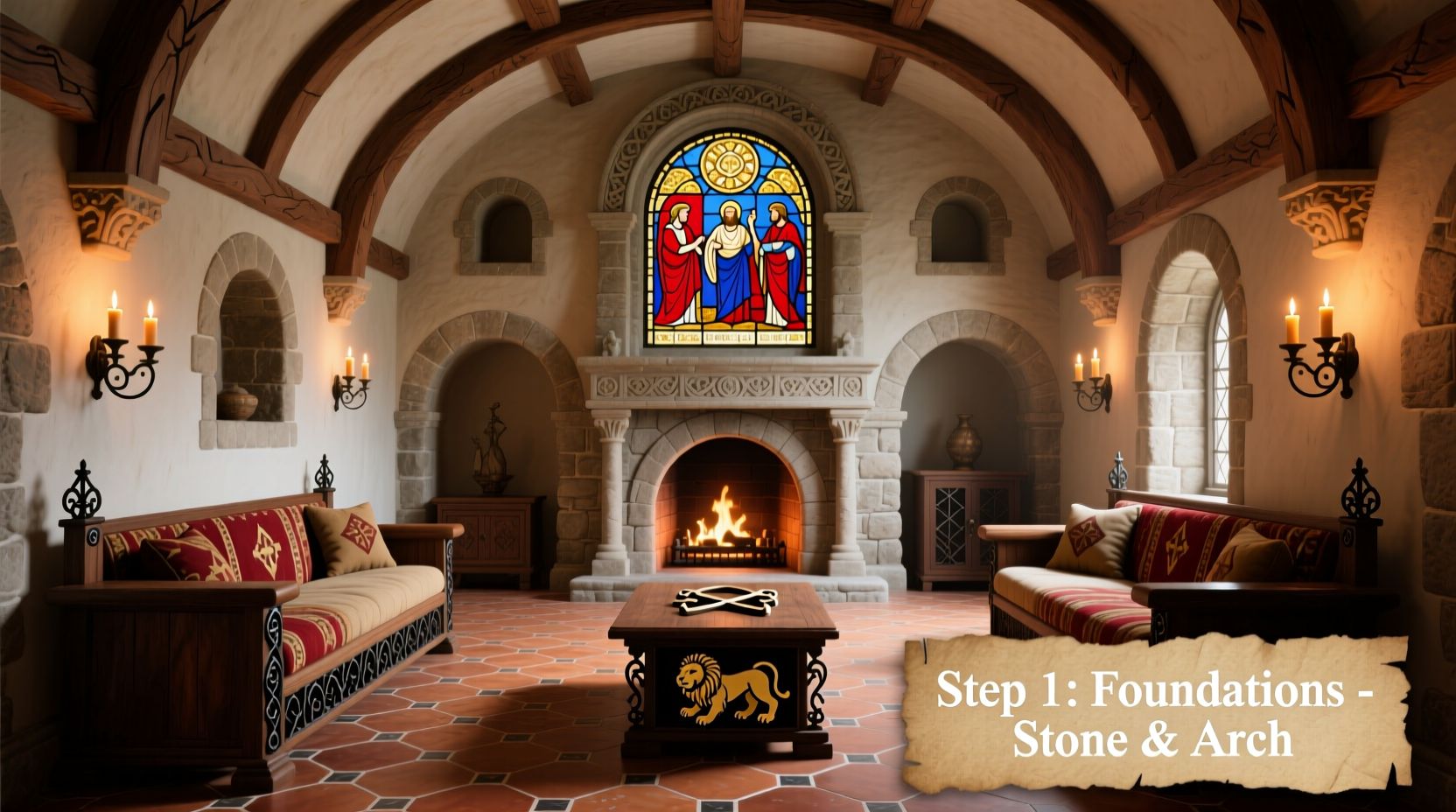 transform your space step by step guide to creating an authentic romanesque style living room
