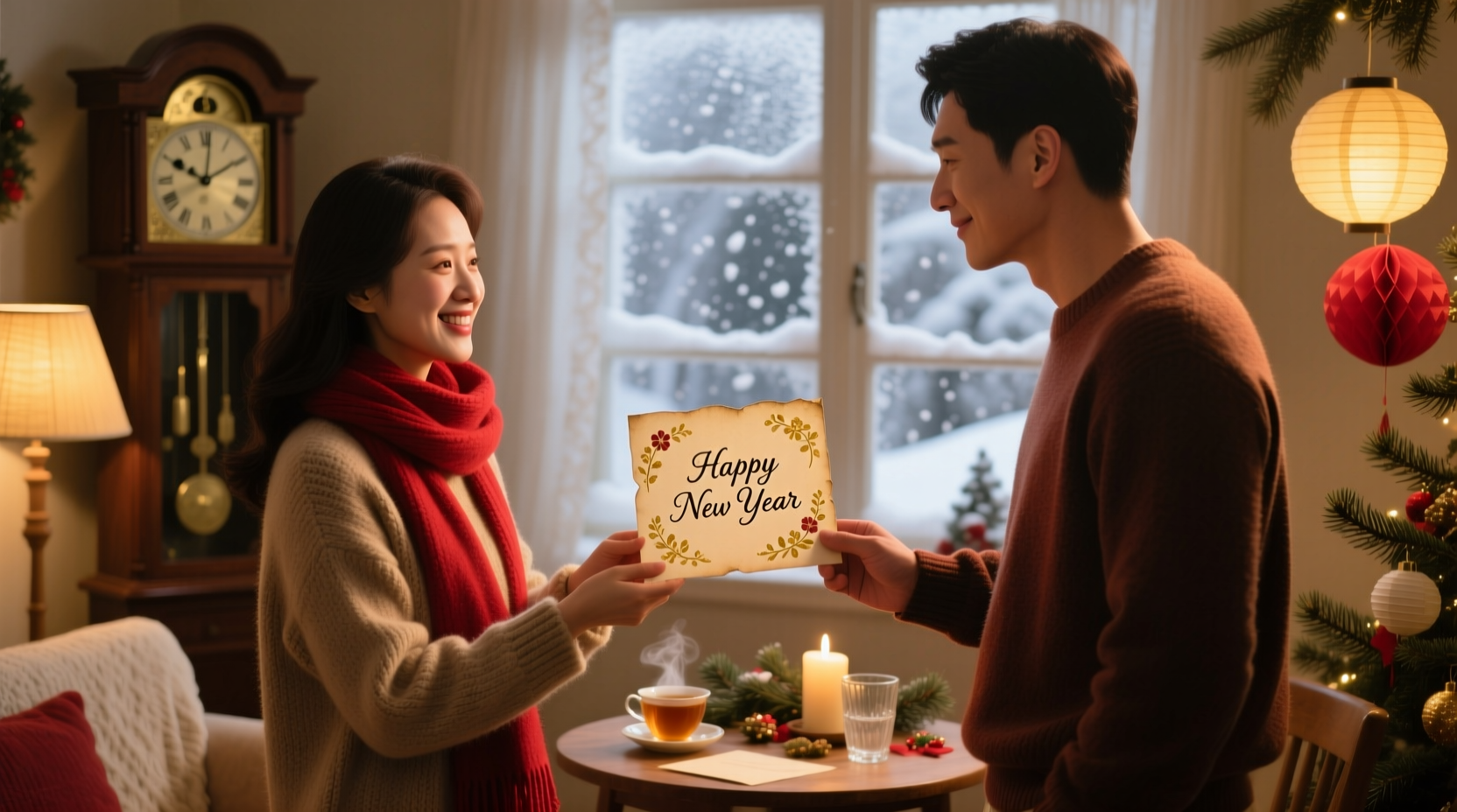 how to wish him a happy new year