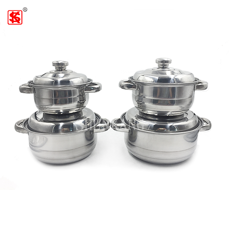 New Stainless Steel cookware set soup stock pot cooking pot set