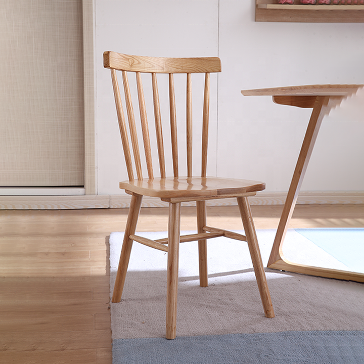 Nordic Style Simple Wooden Dining Chair for Restaurant Cofa Shop