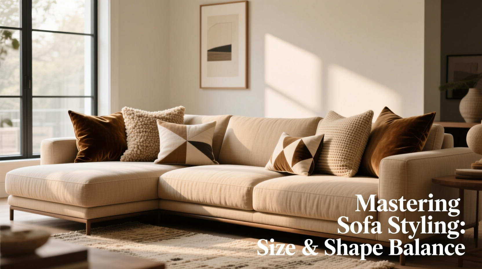 mastering sofa styling expert tips for coordinating different pillow sizes and shapes