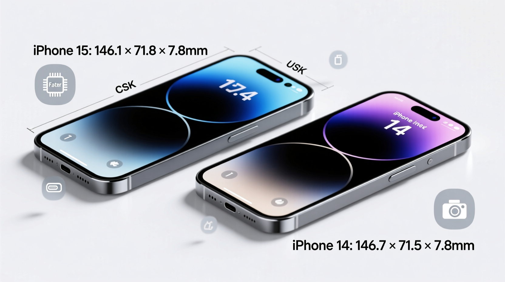 iphone 15 vs 14 dimensions is the upgrade worth it for the size difference