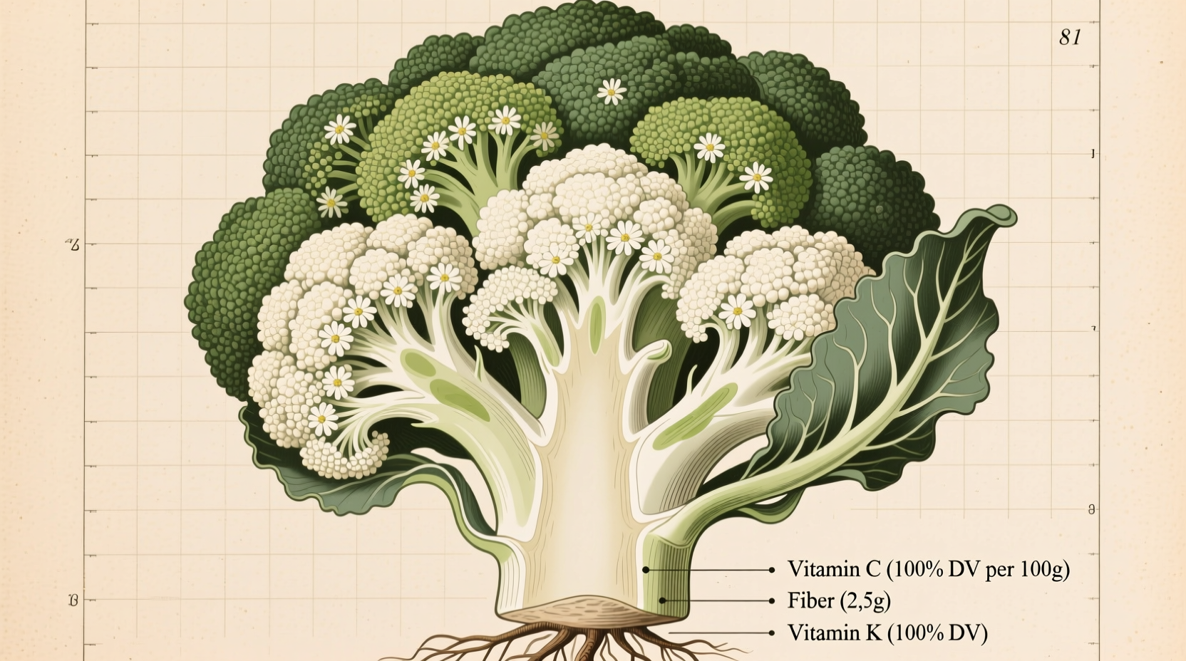 Cauliflower Nutrients: Complete Nutritional Breakdown & Benefits