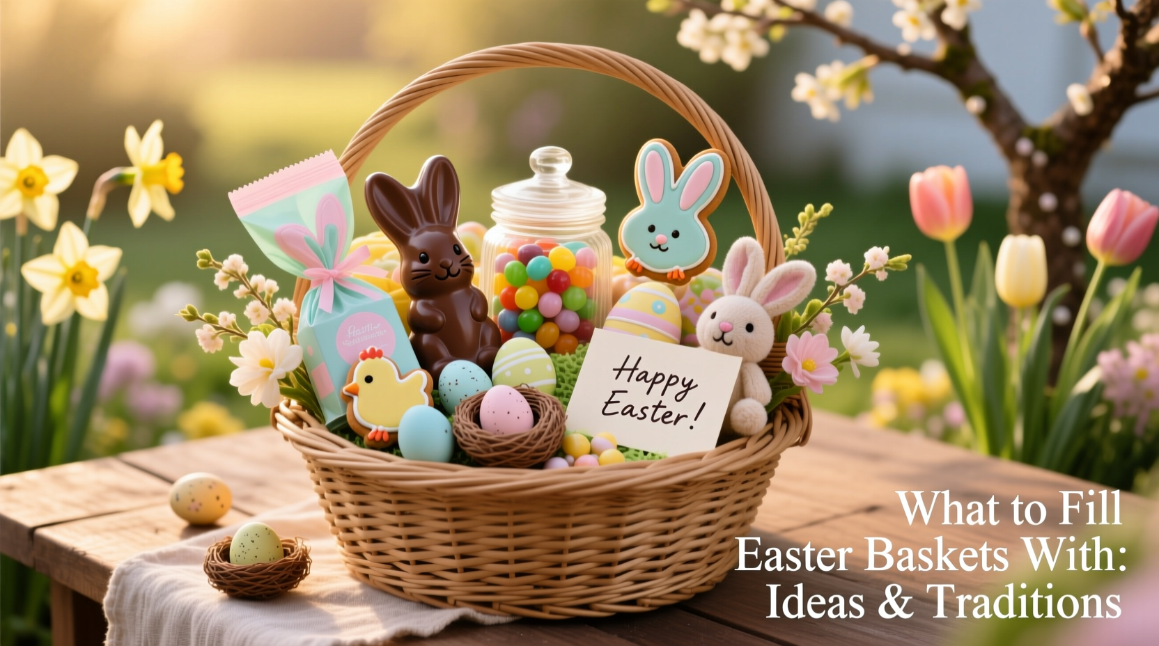 what do you fill easter baskets with