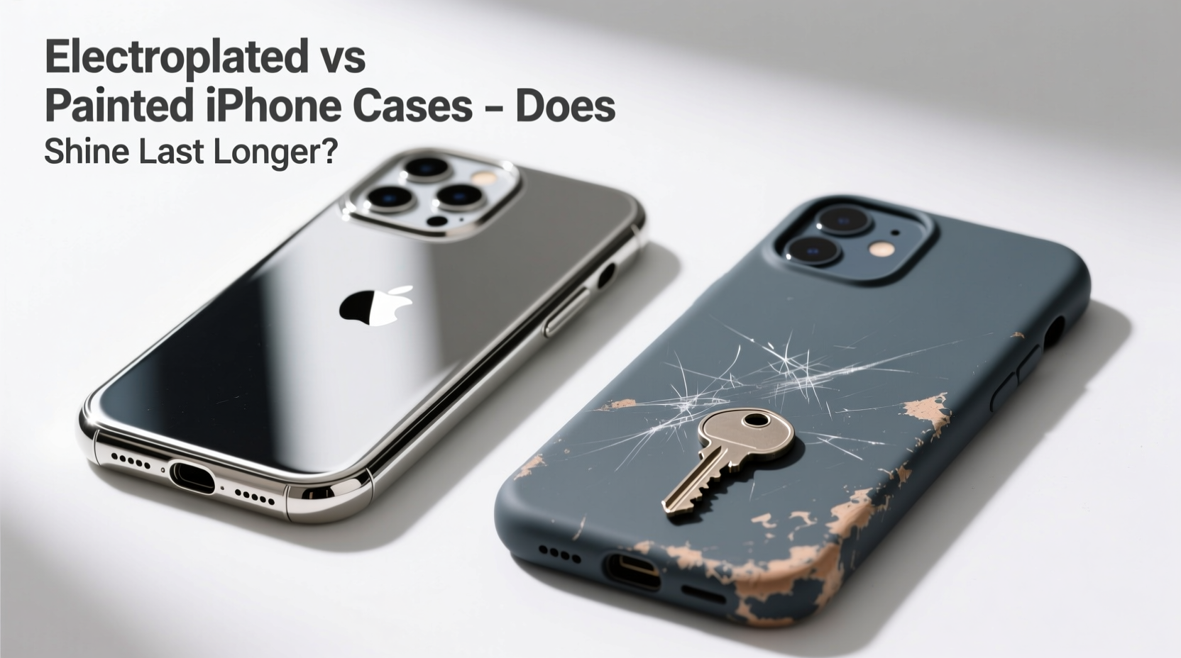 electroplated vs painted iphone case does that shiny finish really last longer