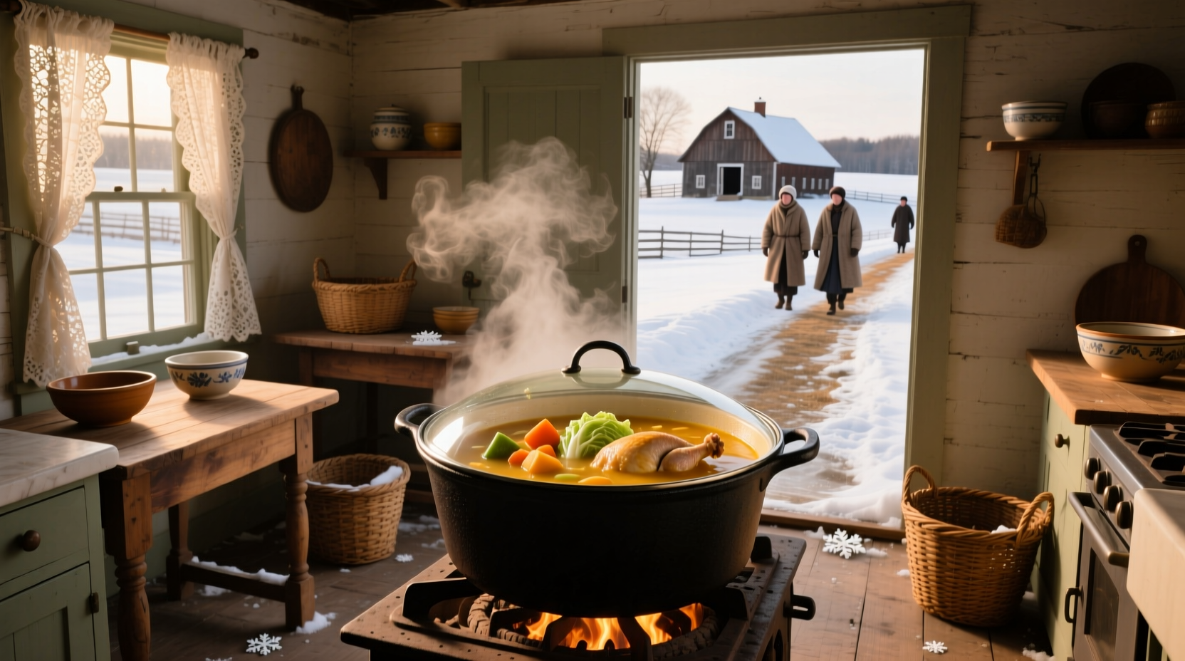 amish snow day soup guide