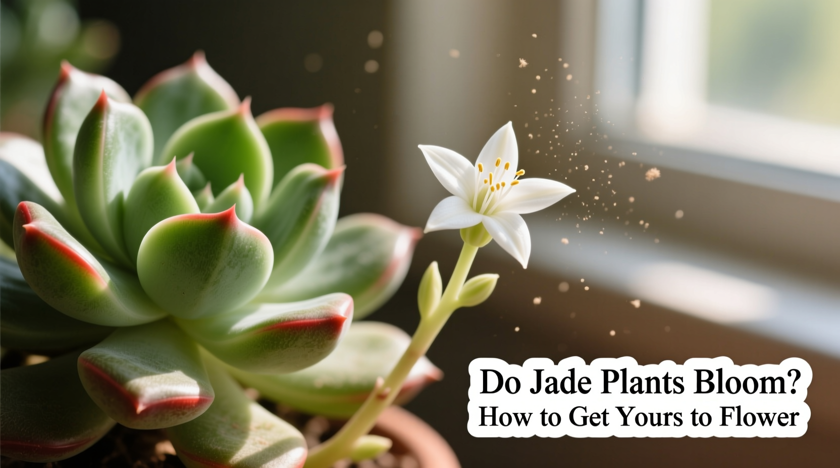 Do Jade Plants Bloom? How to Get Yours to Flower