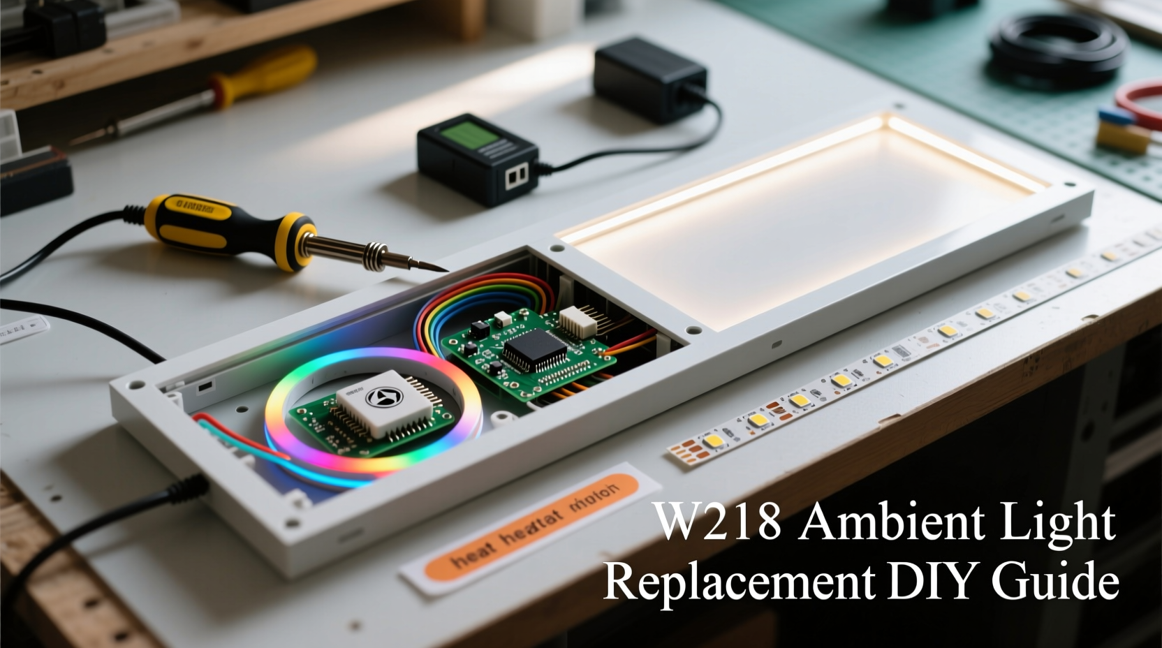 W218 Ambient Light Replacement DIY Guide