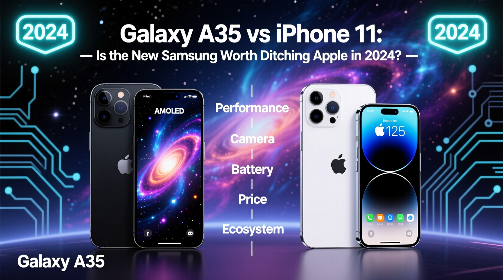 galaxy a35 vs iphone 11 is the new samsung really worth ditching apple in 2024
