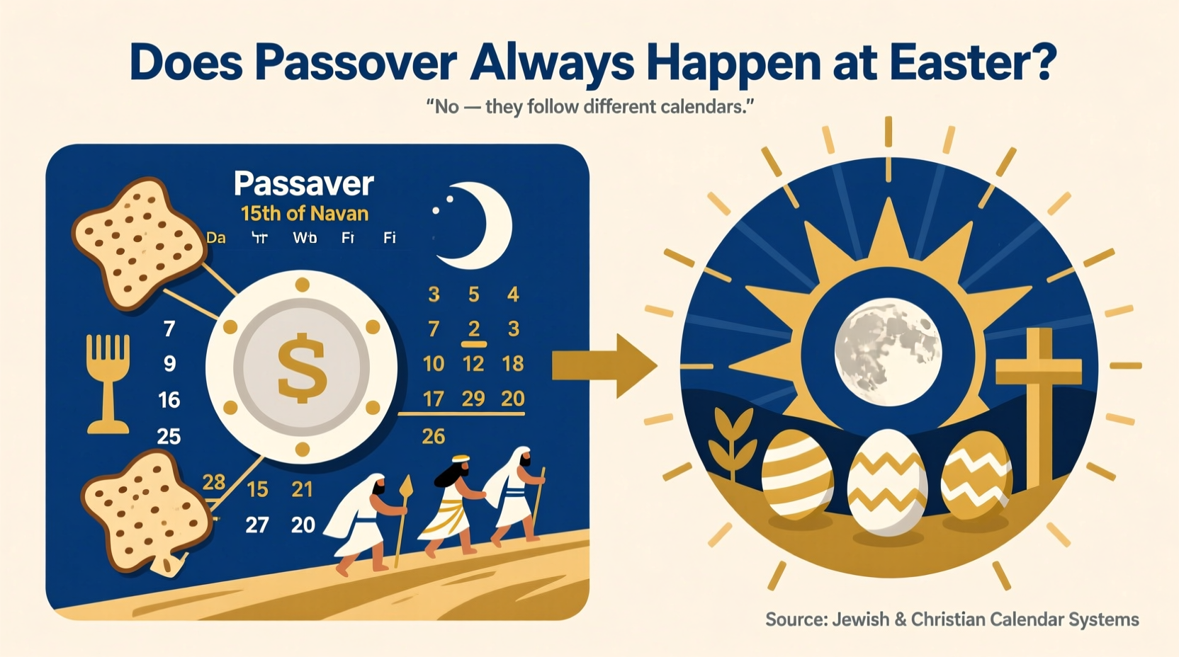 does passover always happen at easter