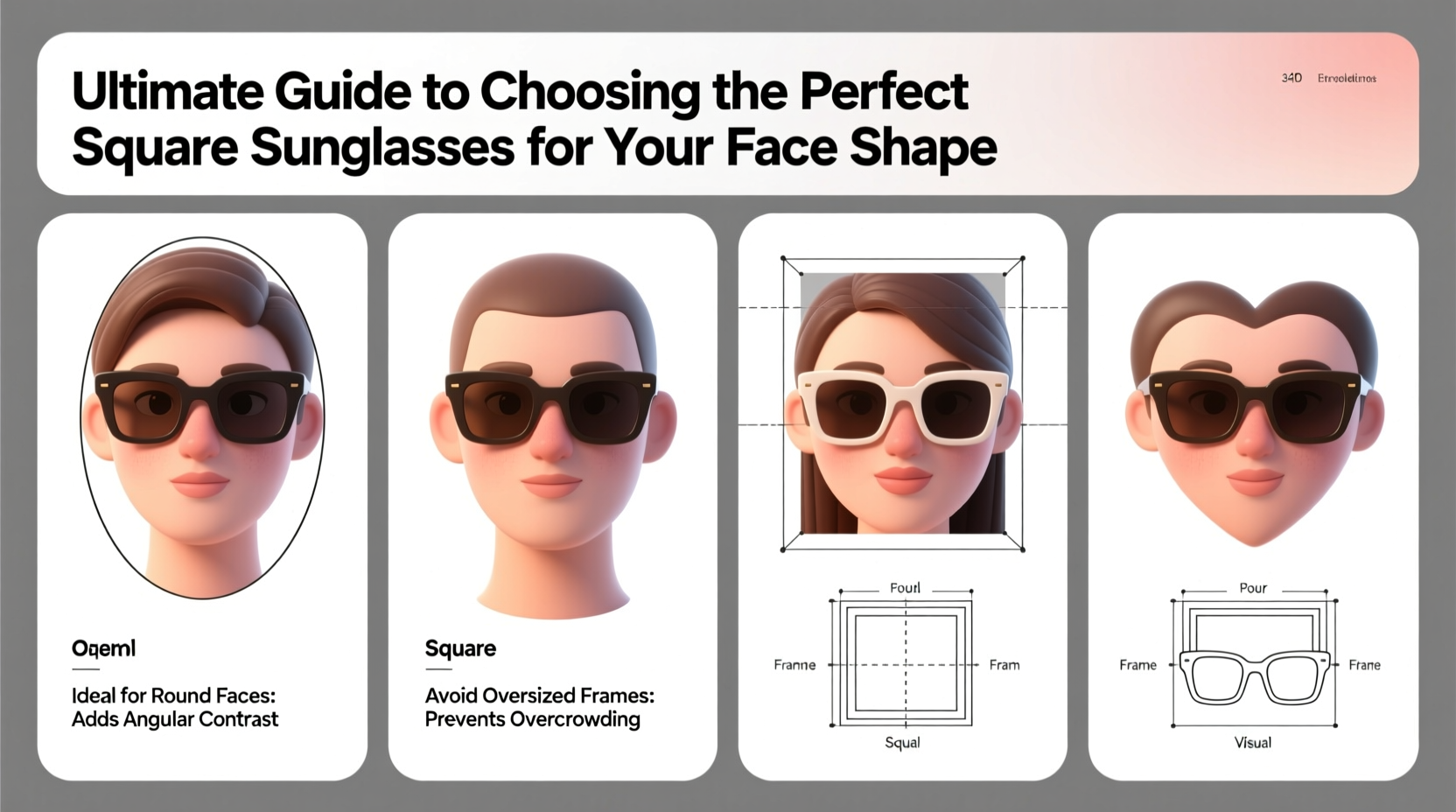 ultimate guide to choosing the perfect square sunglasses for your face shape