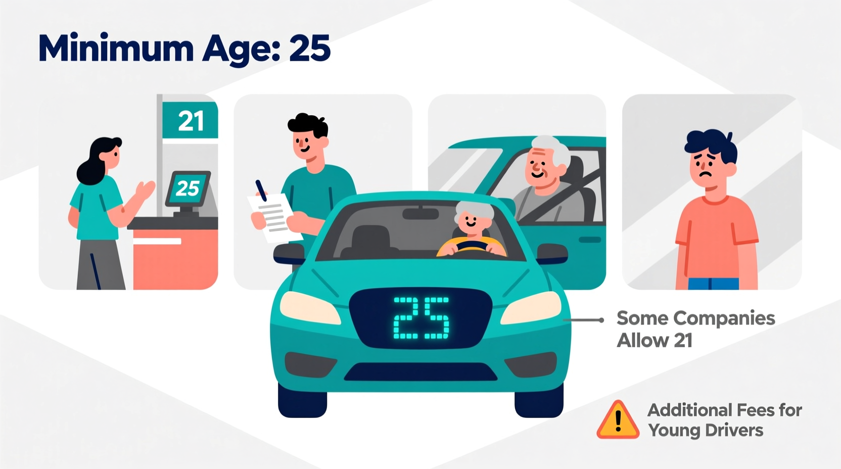do you need to be 25 to rent a car