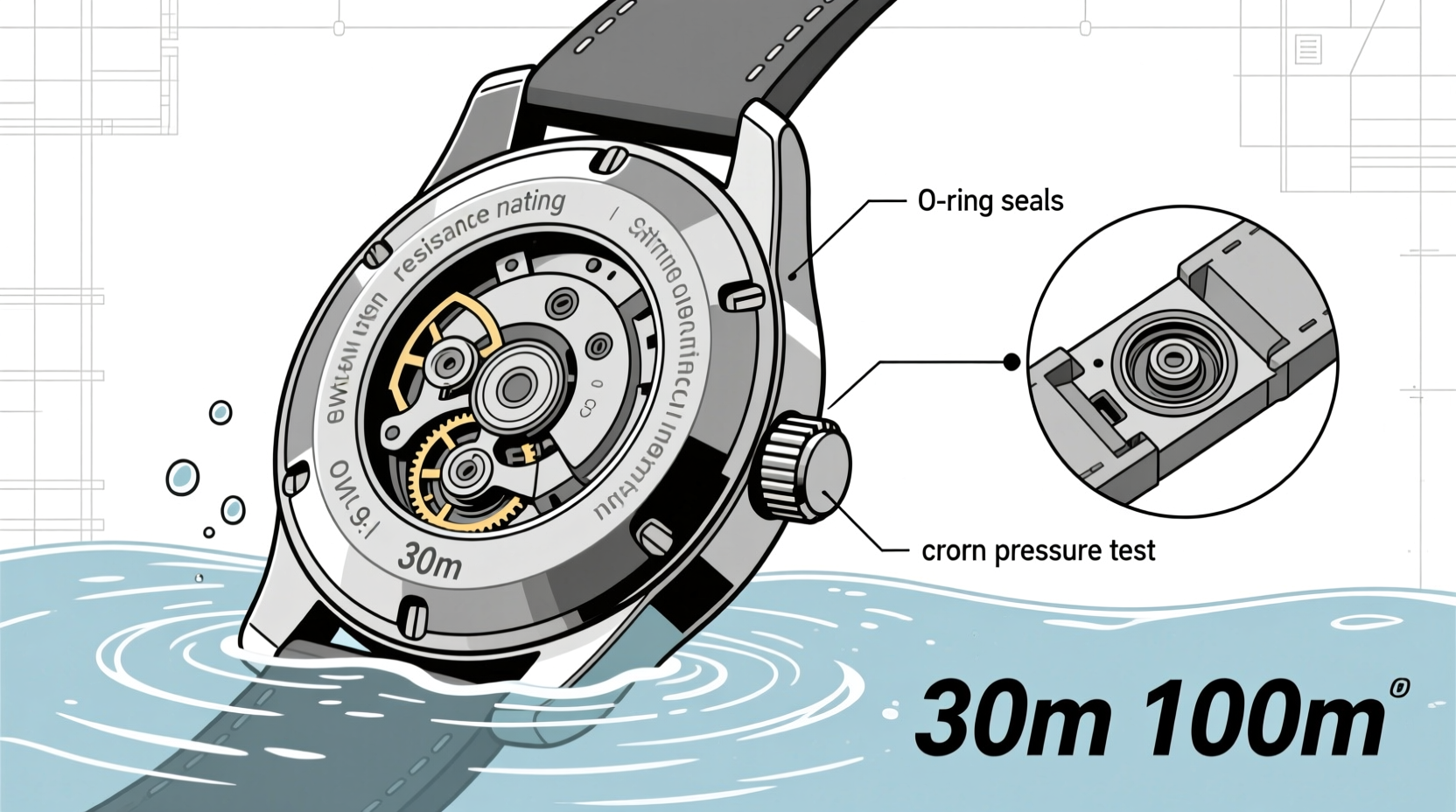 how to accurately determine if your mechanical watch is truly waterproof
