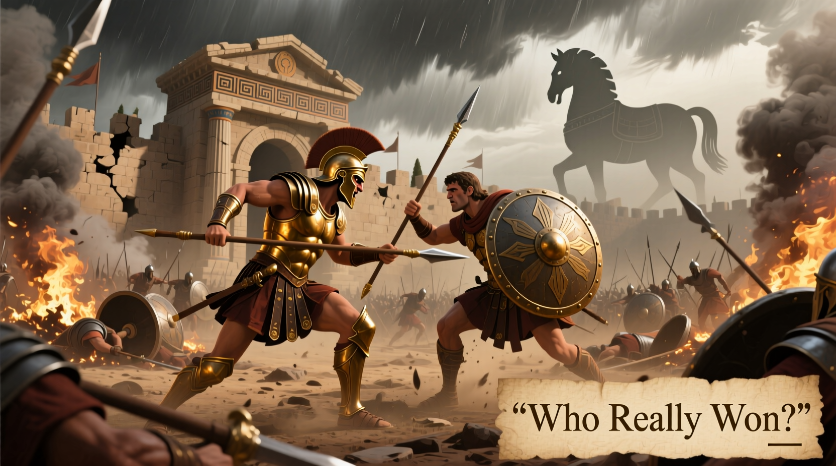 achilles vs hector who really won the trojan war and why does it still matter