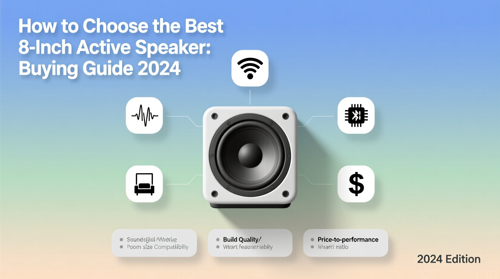 8 inch active speaker