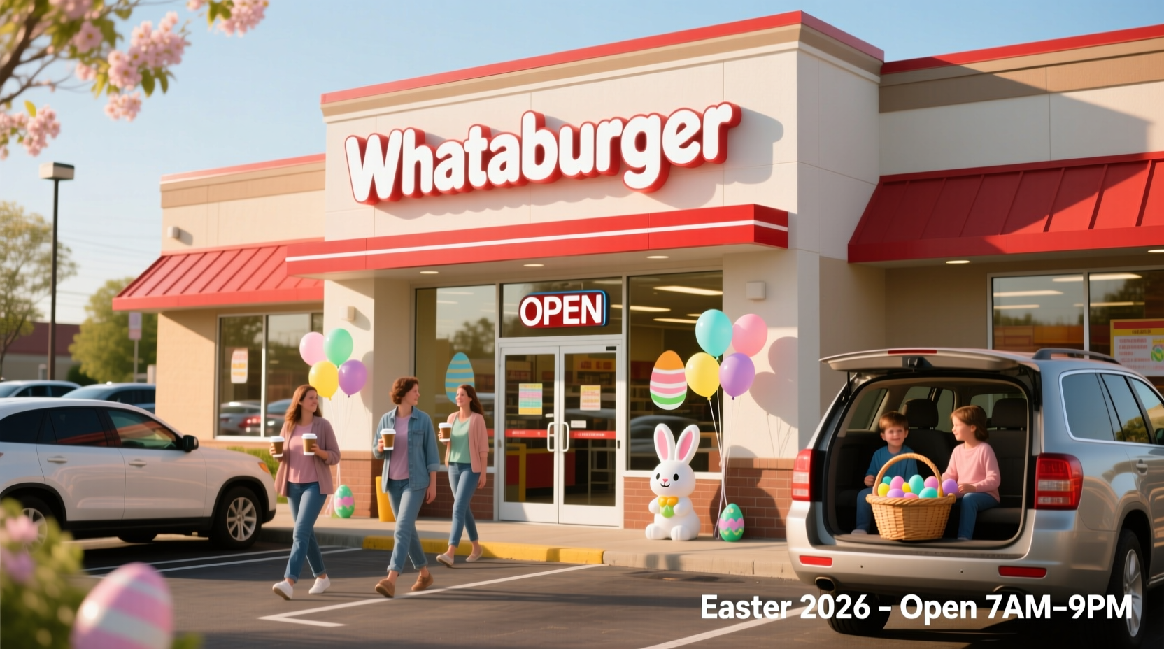 will whataburger be open on easter