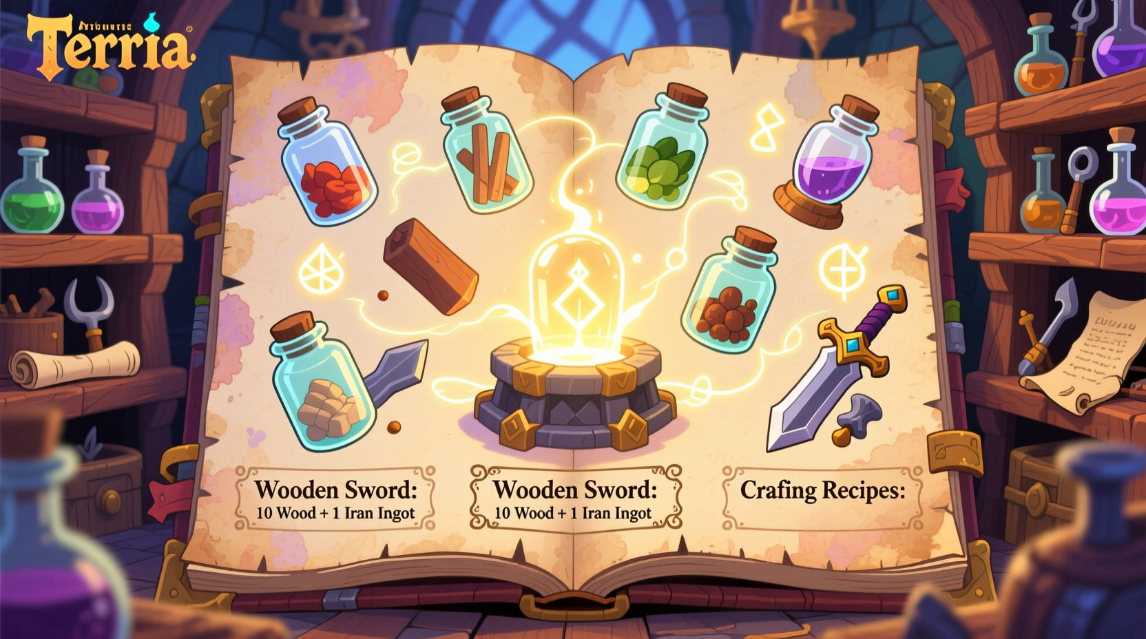 Terraria Crafting Recipes: 1.4.4 Verified Guide (2024)