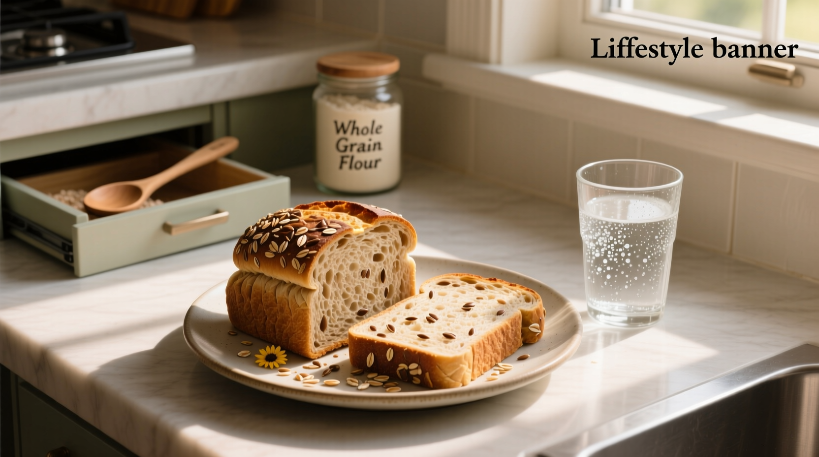 2 slices whole grain bread calories