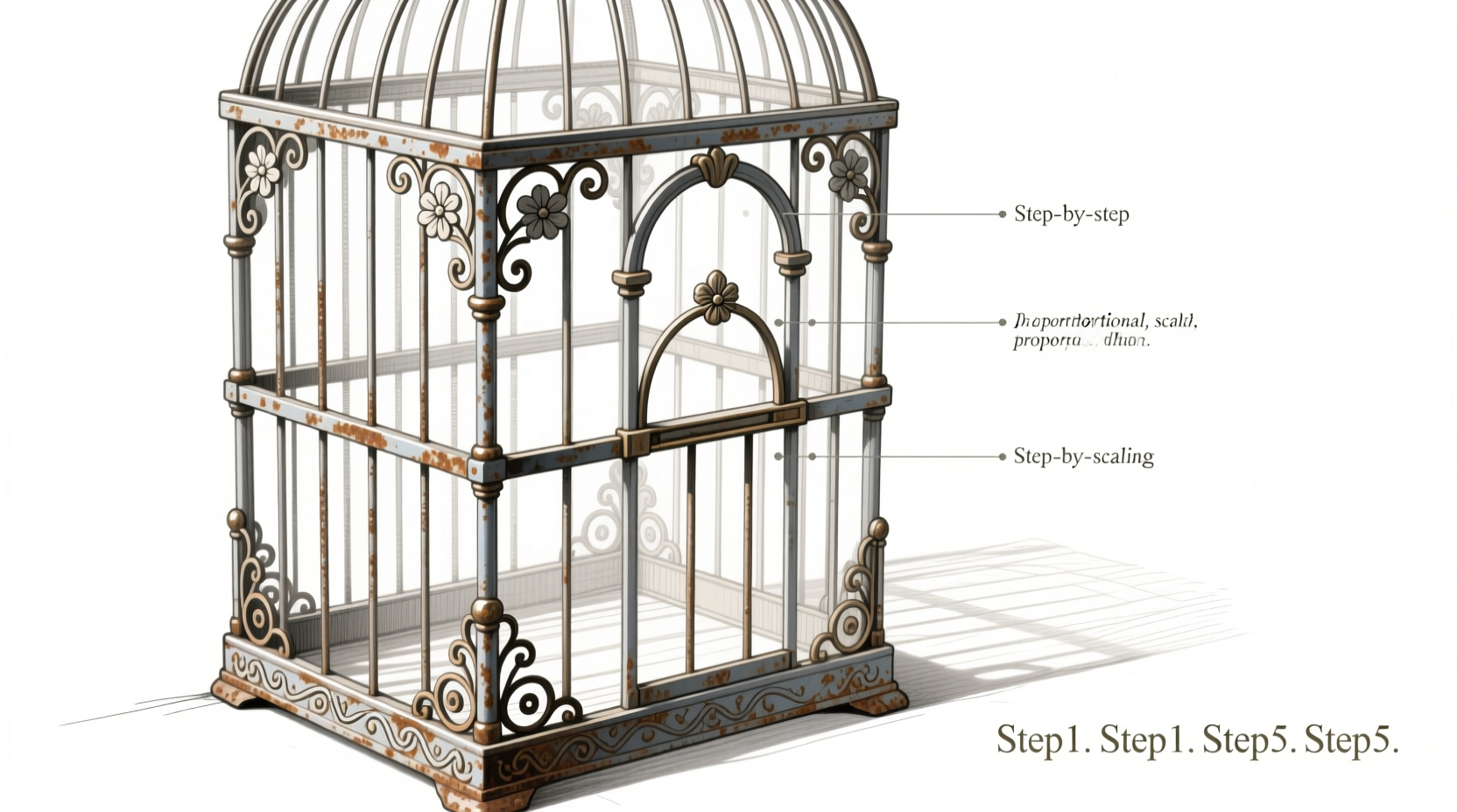 mastering how to draw a bird cage step by step techniques for realistic and creative designs