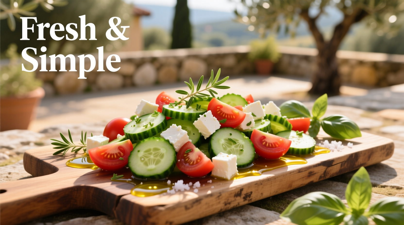 Perfect Cucumber Tomato and Feta Salad Recipe in 15 Minutes