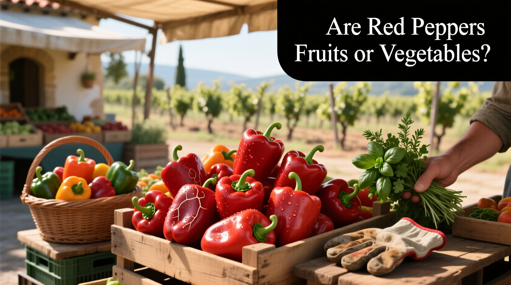are red peppers fruits or vegetables