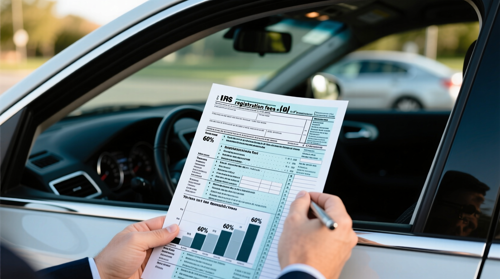 are car registration fees deductible